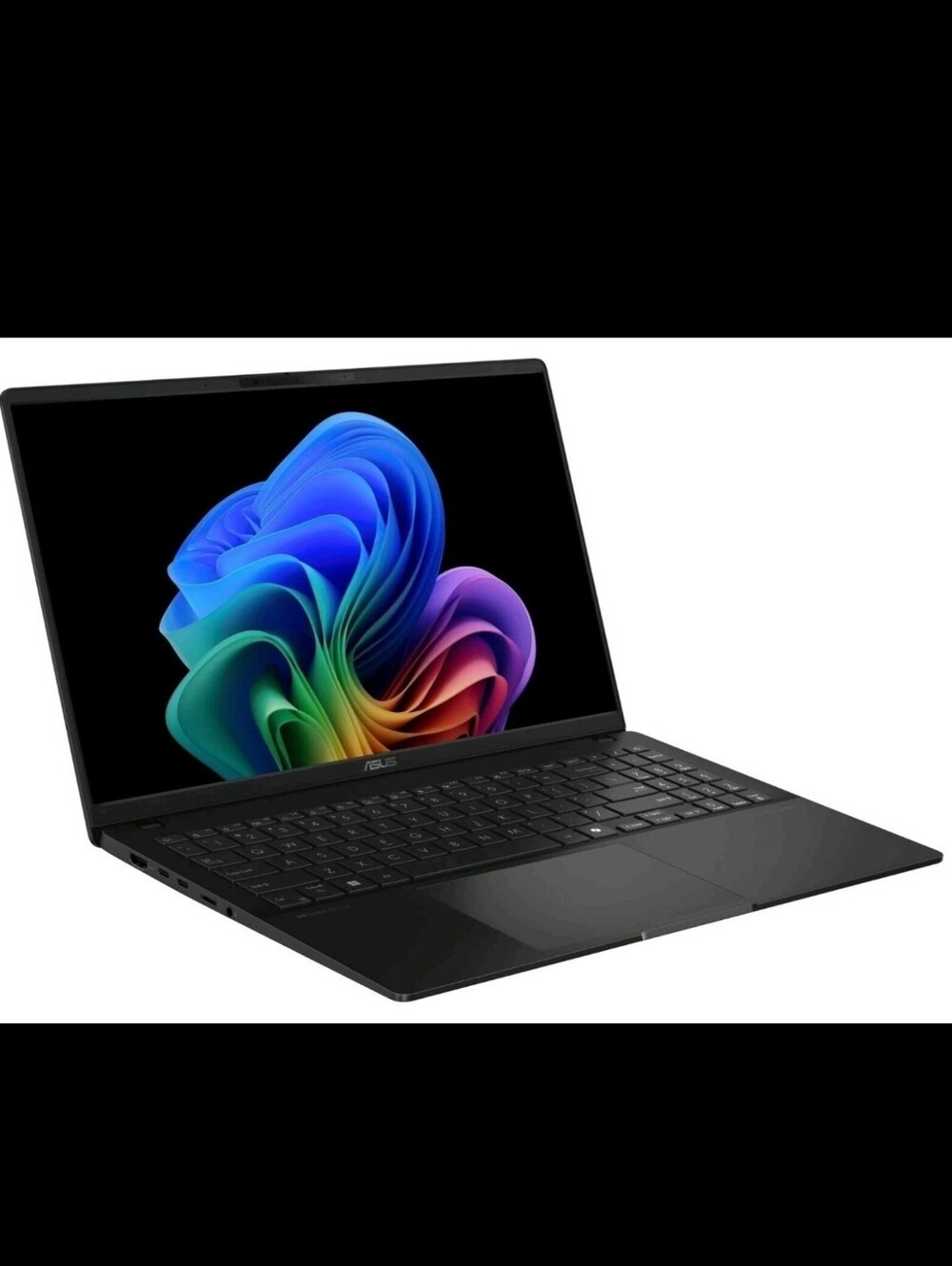 ASUS  Black 15.6" Laptop with Vibrant Display